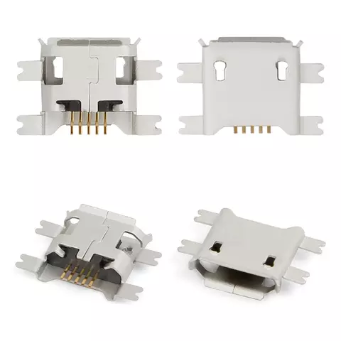 Конектор зарядки для мобільних телефонів, 5 pin, тип 3, micro-USB тип-B