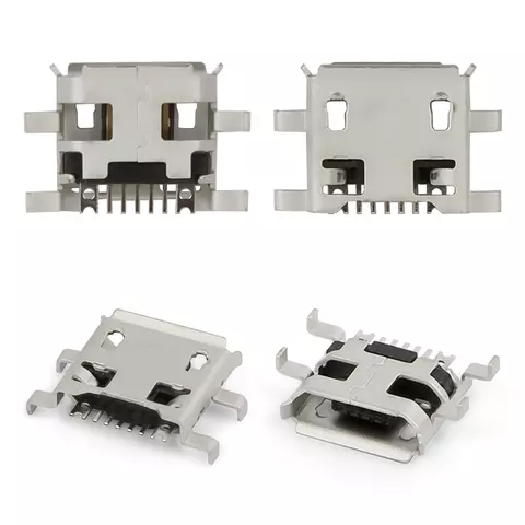 Конектор зарядки для мобільних телефонів, 7 pin, тип 5, micro-USB тип-B