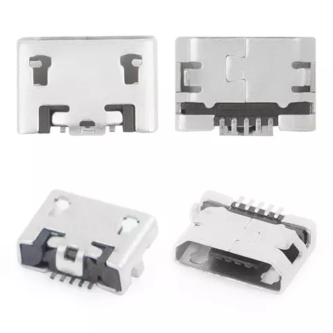 Конектор зарядки для мобільних телефонів, 5 pin, тип 5, micro-USB тип-B