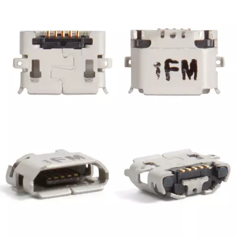 Конектор зарядки для LG E730 Optimus Sol; Sony Ericsson U5, X10, X8, 5 pin, micro-USB тип-B