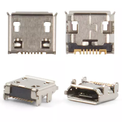 Конектор зарядки для Samsung C3322, 7 pin, micro-USB тип-B