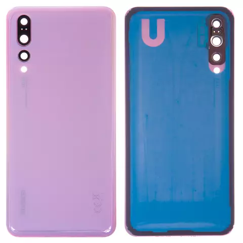 Задня панель корпуса для Huawei P20 Pro, рожева, золотиста, із склом камери, pink gold