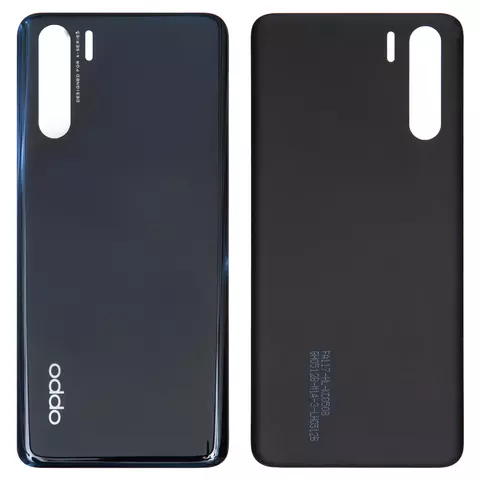 Задня панель корпуса для Oppo A91, чорна, lightening black