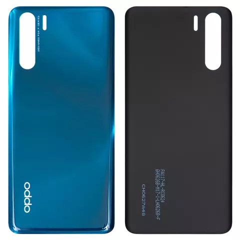 Задня панель корпуса для Oppo A91, синя, brazil blue