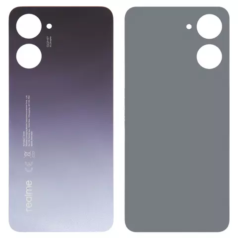 Задня панель корпуса для Realme 10, чорна