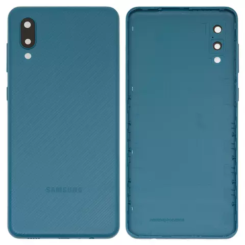 Задня панель корпуса для Samsung A022F Galaxy A02, синя