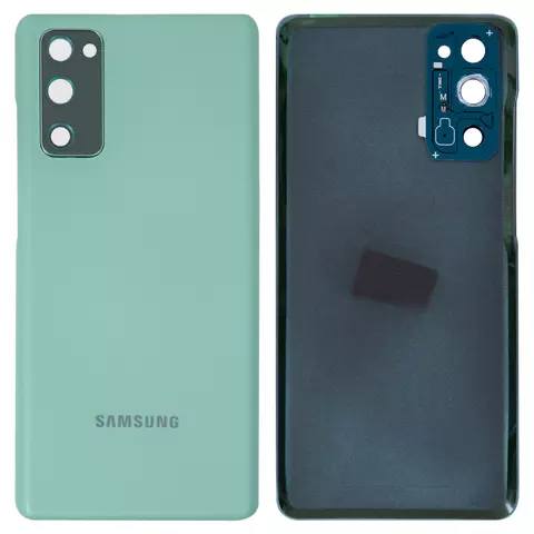 Задня панель корпуса для Samsung G780 Galaxy S20 FE, G781 Galaxy S20 FE 5G, м’ятна, із склом камери,