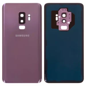 Задня панель корпуса для Samsung G965F Galaxy S9 Plus, фіолетова, повна, із склом камери, Original (PRC), lilac purple