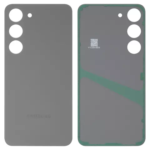 Задня панель корпуса для Samsung S911 Galaxy S23, сіра, graphite