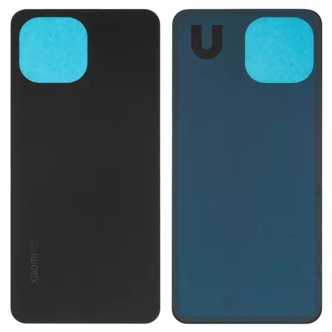 Задня панель корпуса для Xiaomi Mi 11 Lite, Mi 11 Lite 5G, Mi 11 Lite 5G NE, чорна,