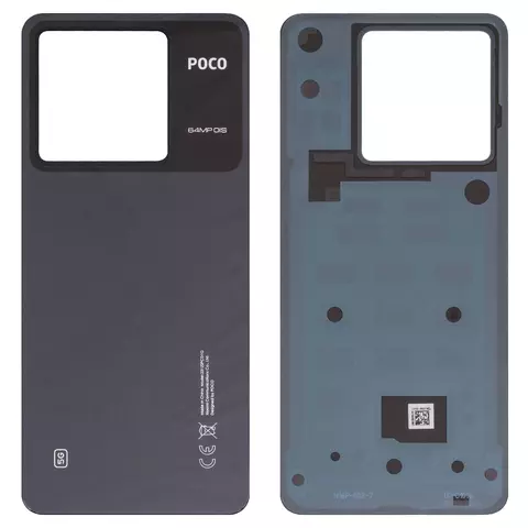 Задня панель корпуса для Xiaomi Poco X6, чорна
