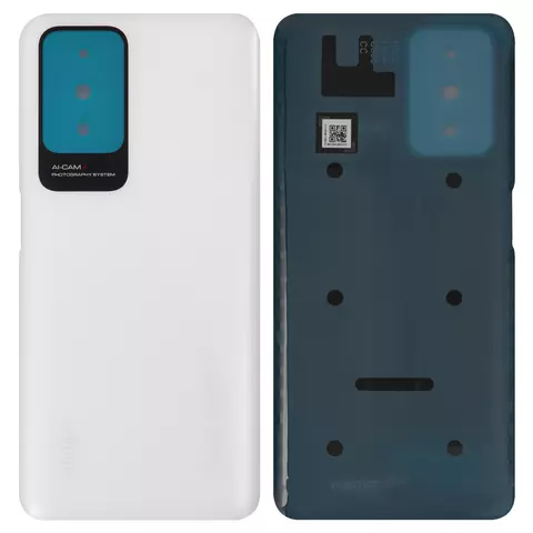 Задня панель корпуса для Xiaomi Redmi 10 (2021), Redmi 10 (2022), біла, 21061119AG, 21061119DG, pebble white