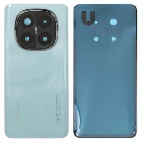 Задня панель корпуса для Xiaomi Redmi Note 14 Pro Plus 5G (India), синя, із склом камери, spectre blue