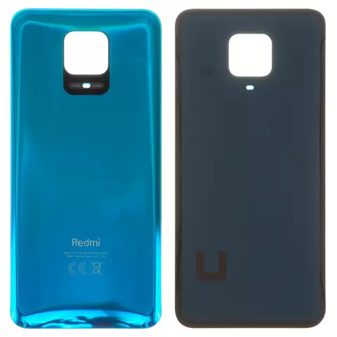 Задня панель корпуса для Xiaomi Redmi Note 9 Pro, синя, 64 Мп, M2003J6B2G