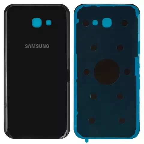 Задня панель корпуса для Samsung A720F Galaxy A7 (2017), чорна