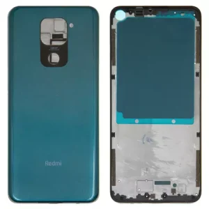 Корпус для Xiaomi Redmi Note 9, зелений, з боковими кнопками, forest green