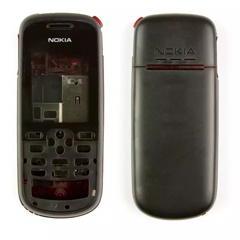 Корпус для Nokia 1661, High Copy, чорний, повний комплект