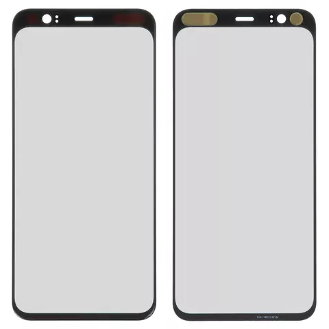 Скло корпуса для Google Pixel 4, чорне