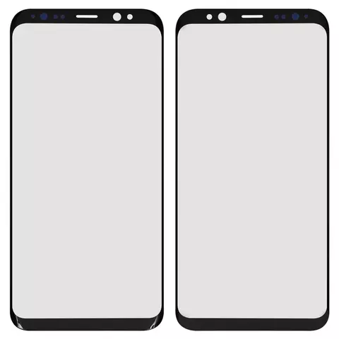 Скло корпуса для Samsung G950F Galaxy S8, з ОСА-плівкою, чорне