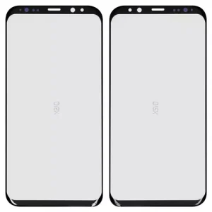 Скло корпуса для Samsung G955F Galaxy S8 Plus, з ОСА-плівкою, чорне