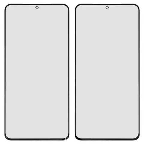 Скло корпуса для Samsung G998 Galaxy S21 Ultra 5G, чорне