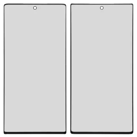 Скло корпуса для Samsung N970F Galaxy Note 10, чорне