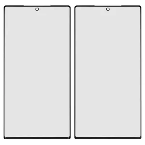 Скло корпуса для Samsung N985F Galaxy Note 20 Ultra, з ОСА-плівкою, чорне