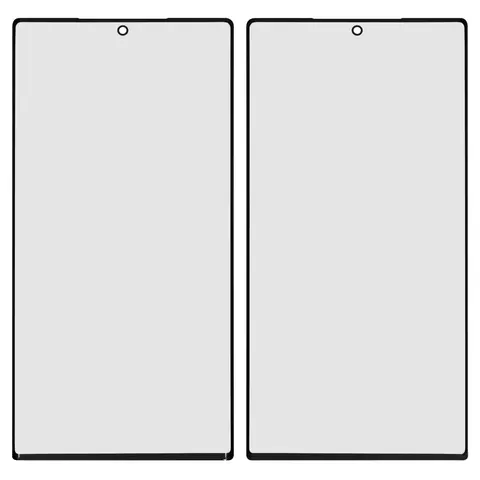 Скло корпуса для Samsung N985F Galaxy Note 20 Ultra, з ОСА-плівкою, чорне