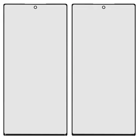Скло корпуса для Samsung S908B Galaxy S22 Ultra 5G, чорне