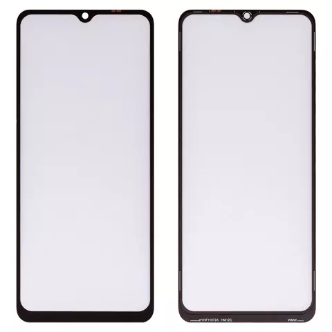 Скло корпуса для Xiaomi Poco C55, Redmi 11A, Redmi 12C, з ОСА-плівкою, чорне