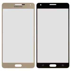 Скло корпуса для Samsung A700F Galaxy A7, A700H Galaxy A7, золотисте