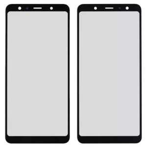 Скло корпуса для Samsung A750 Galaxy A7 (2018), чорне