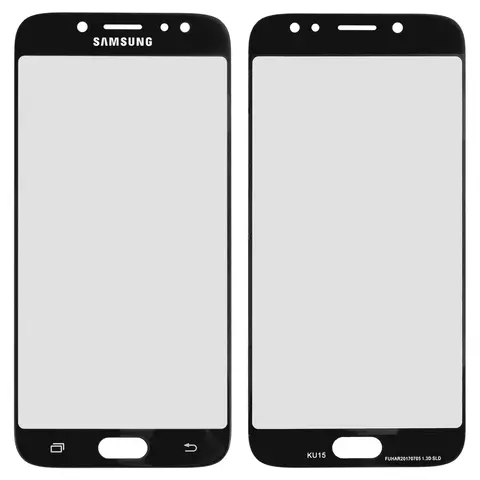 Скло корпуса для Samsung J730F Galaxy J7 (2017), чорне
