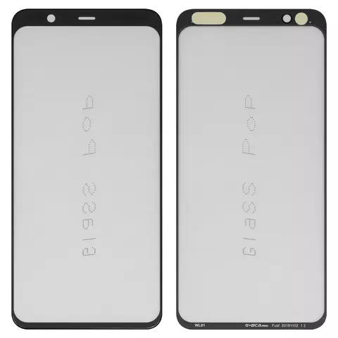 Скло корпуса G+OCA PRO для Google Pixel 4 XL, з ОСА-плівкою, чорне