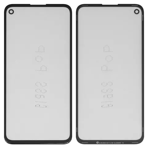 Скло корпуса G+OCA PRO для Google Pixel 4a, з ОСА-плівкою, чорне