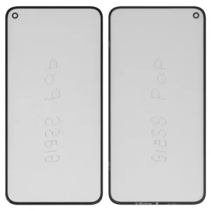 Скло корпуса G+OCA PRO для Google Pixel 5, з ОСА-плівкою, чорне