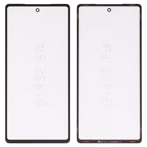 Скло корпуса G+OCA PRO для Google Pixel 6a, з ОСА-плівкою, чорне