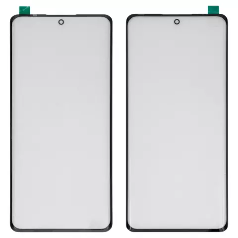 Скло корпуса G+OCA PRO для Infinix Zero 30 4G (X6731B), Zero 30 5G (X6731), з ОСА-плівкою, чорне