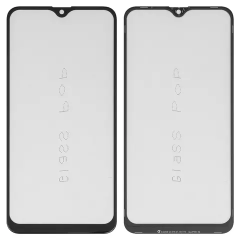 Скло корпуса G+OCA PRO для Oppo A12, A5s, A7, з ОСА-плівкою, чорне