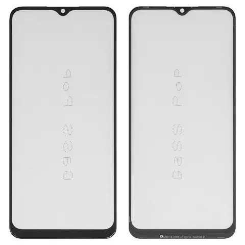 Скло корпуса G+OCA PRO для Oppo A15, A15s, з ОСА-плівкою, чорне