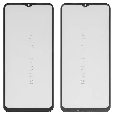 Скло корпуса G+OCA PRO для Oppo A31, A5 (2020), A9 (2020), з ОСА-плівкою, чорне