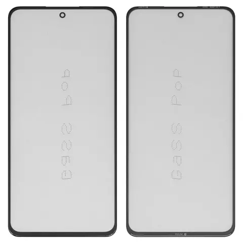 Скло корпуса G+OCA PRO для Realme 13 Plus, з ОСА-плівкою, чорне