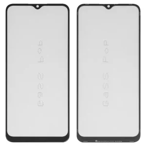 Скло корпуса G+OCA PRO для Realme C25, C25s, Narzo 50A; Oppo A16, A16s, A54s, з ОСА-плівкою, чорне