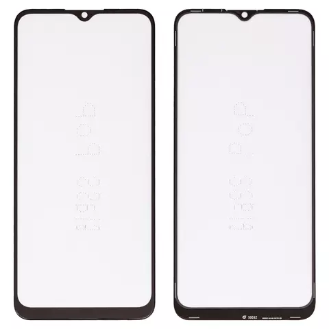 Скло корпуса G+OCA PRO для Samsung A037F Galaxy A03s, з ОСА-плівкою, чорне, 160,5×72 mm