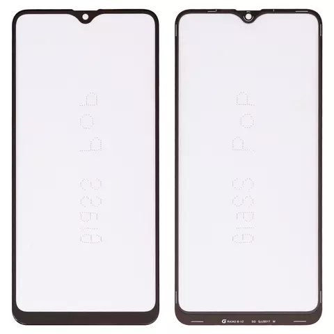 Скло корпуса G+OCA PRO для Samsung A207 Galaxy A20s, з ОСА-плівкою, чорне