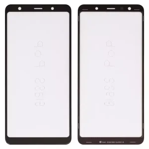 Скло корпуса G+OCA PRO для Samsung A750F Galaxy A7 (2018), з ОСА-плівкою, чорне