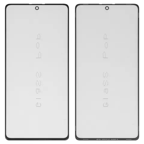 Скло корпуса G+OCA PRO для Samsung G770 Galaxy S10 Lite, з ОСА-плівкою, чорне
