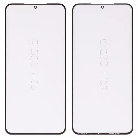 Скло корпуса G+OCA PRO для Samsung G996 Galaxy S21 Plus 5G, з ОСА-плівкою, чорне
