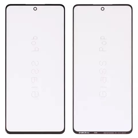 Скло корпуса G+OCA PRO для Samsung M526 Galaxy M52, з ОСА-плівкою, чорне