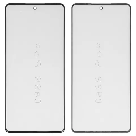 Скло корпуса G+OCA PRO для Tecno Pova 6 (LI7), Pova 6 Pro (LI9), з ОСА-плівкою, чорне
